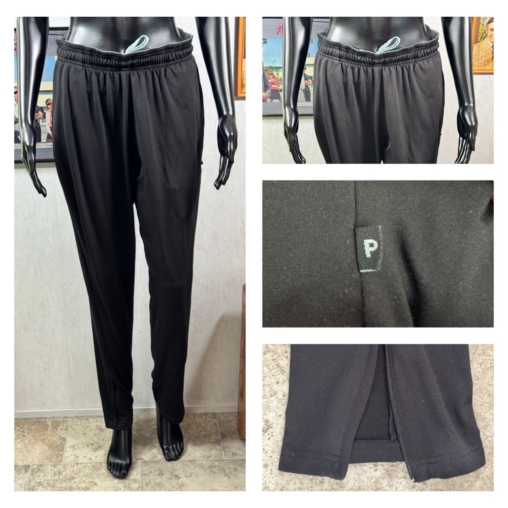 Pennant Sportswear Black Athletic Pants – Size L – Zip Ankle Joggers